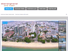Tablet Screenshot of nhatrangtour.com.vn